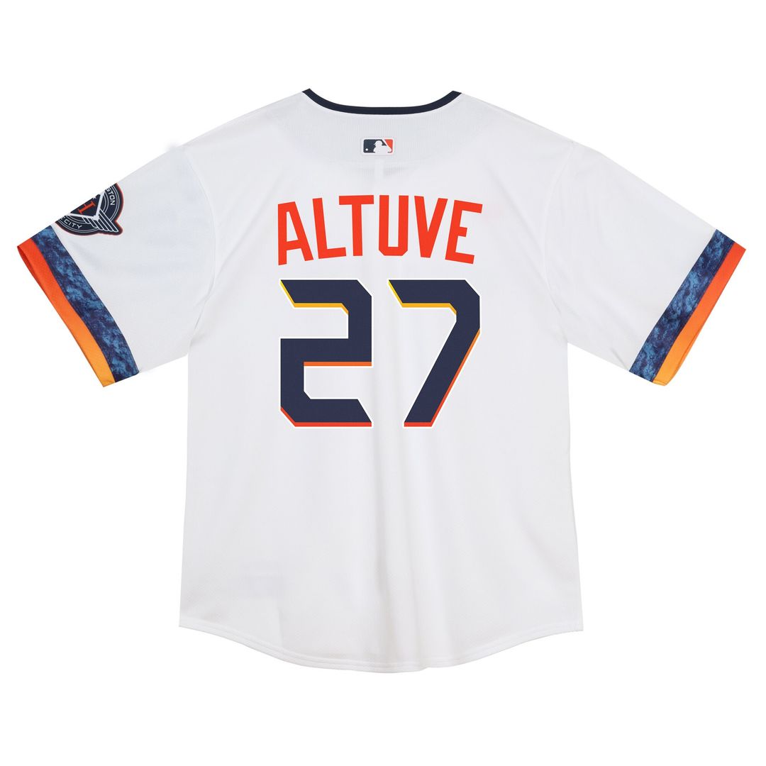 Houston Astros Jose Altuve Nike Toddler City Connect 2025 Limited Jersey - White