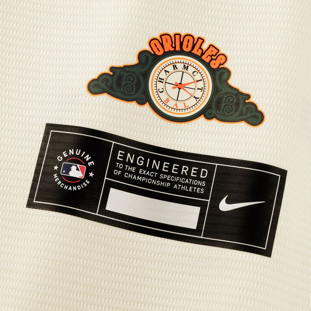 Baltimore Orioles Jackson Holliday Nike 2026 City Connect Stadium Jersey - Cream
