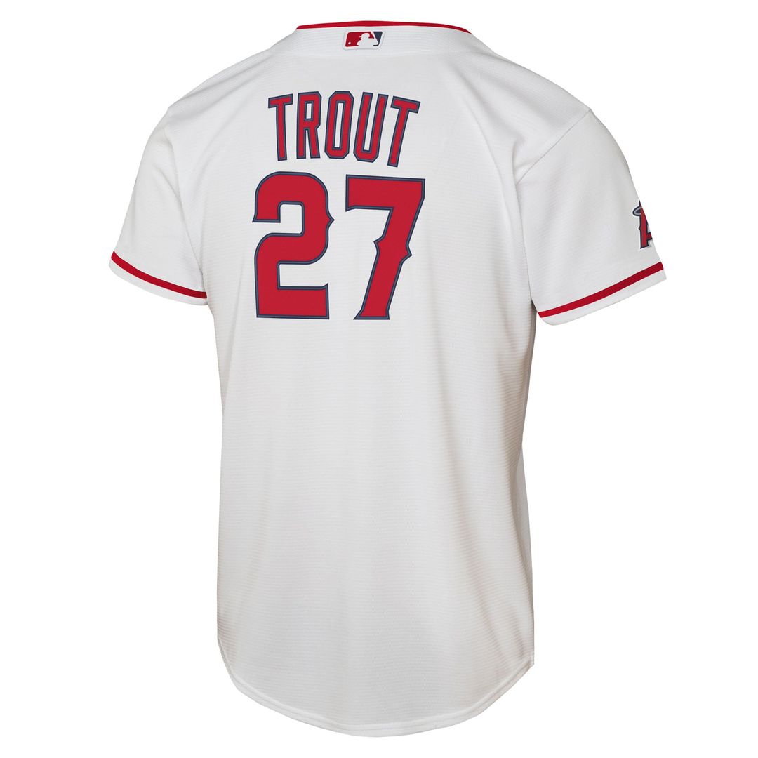 Los Angeles Angels Mike Trout Nike Youth Home Stadium Player Jersey - White