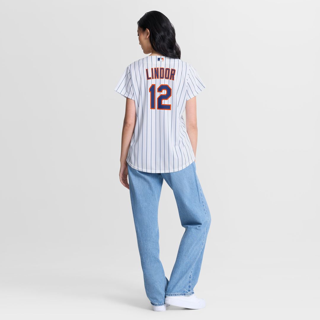 New York Mets Francisco Lindor Nike Women's Alternate Replica Jersey - Black