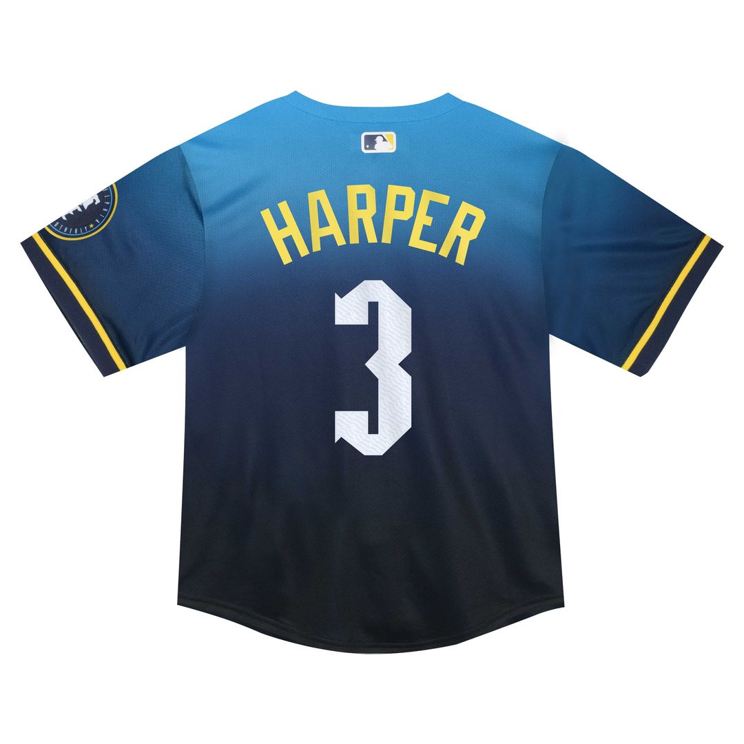 Philadelphia Phillies Bryce Harper Nike Toddler 2024 City Connect Limited Player Jersey - Blue