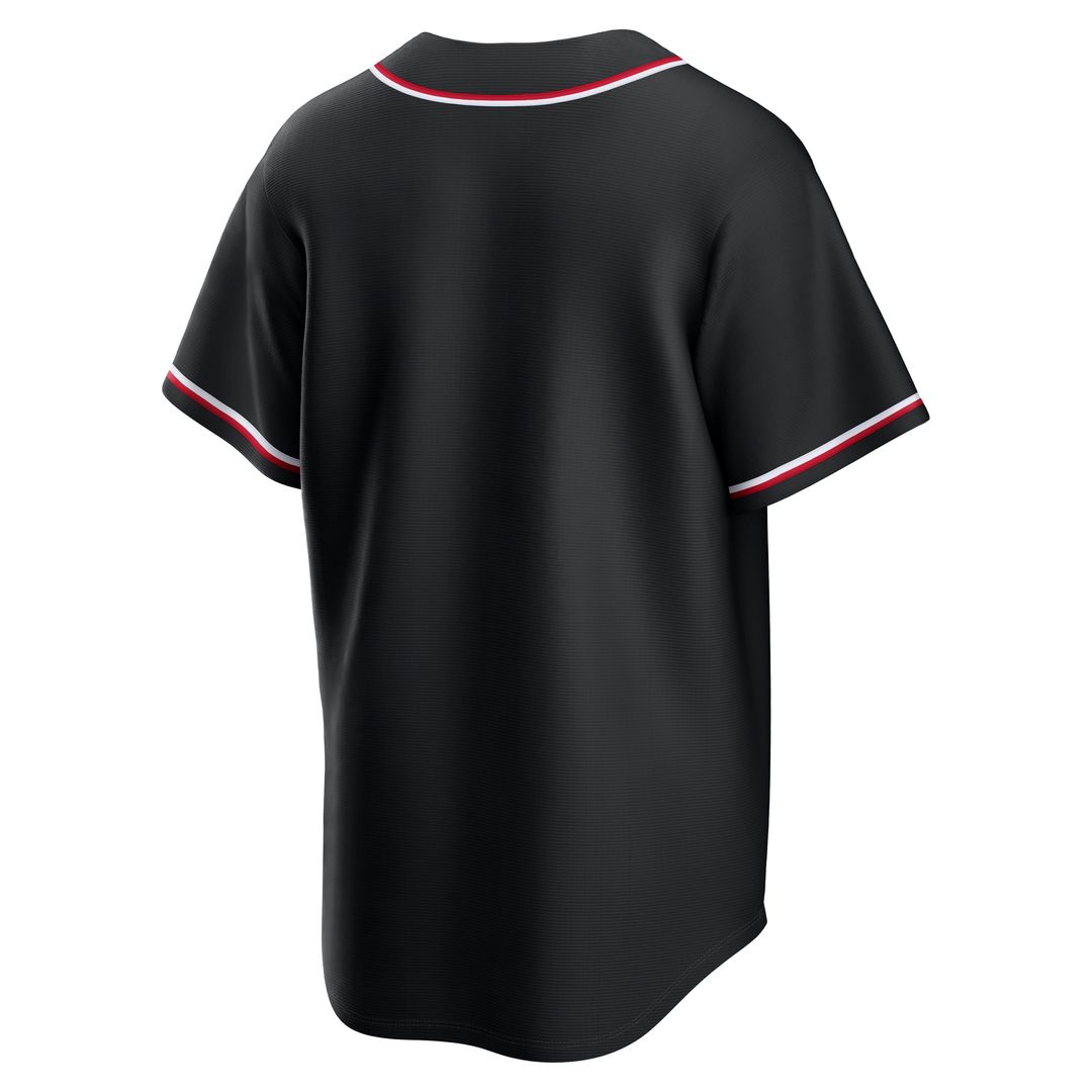 Cleveland Guardians Nike Fashion Replica Black Out Jersey