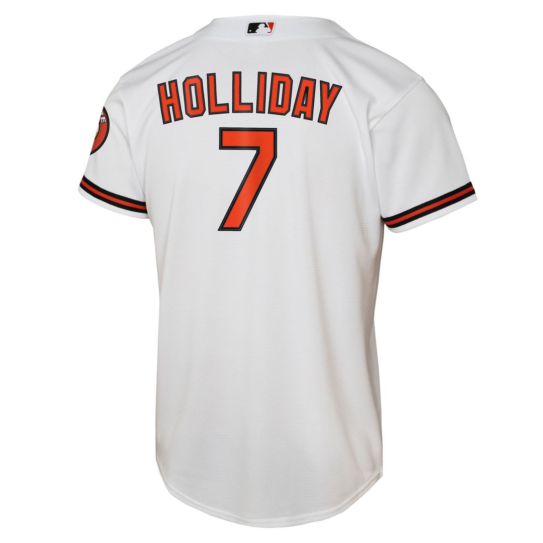 Baltimore Orioles Jackson Holliday Nike Youth Alternate 2 Stadium Player Jersey - Orange