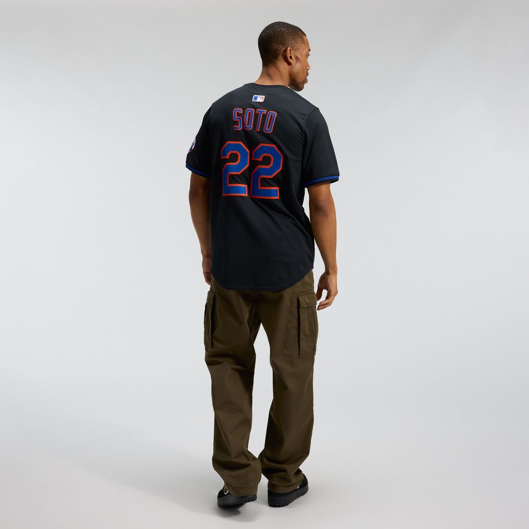 New York Mets Juan Soto Nike Road Limited Player Jersey - Gray