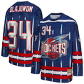 Houston Rockets Hakeem Olajuwon Mitchell & Ness Unisex Maxxed Out Fashion Hockey Jersey - Navy