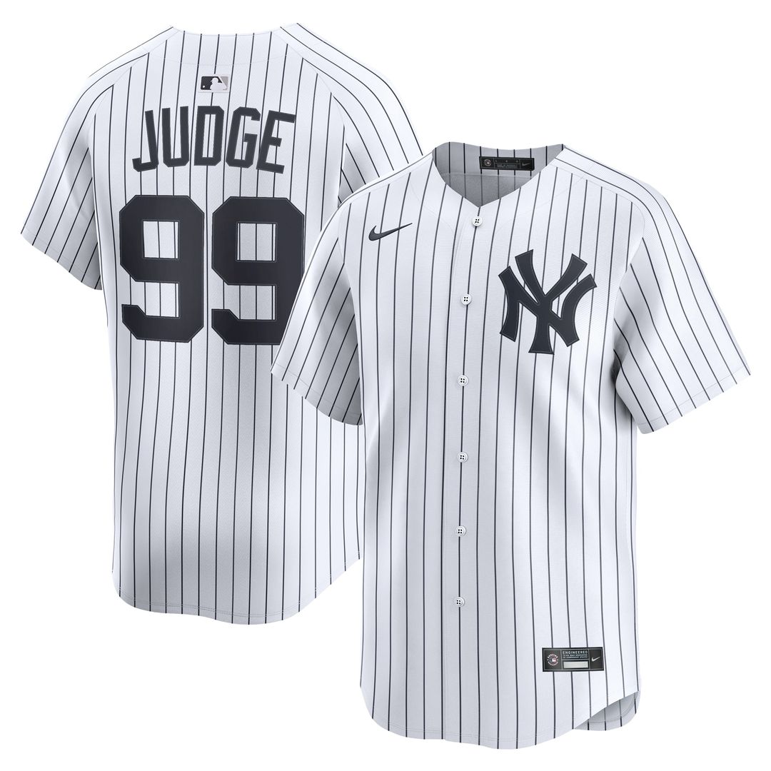 New York Yankees Aaron Judge Nike Road Limited Player Jersey - Gray