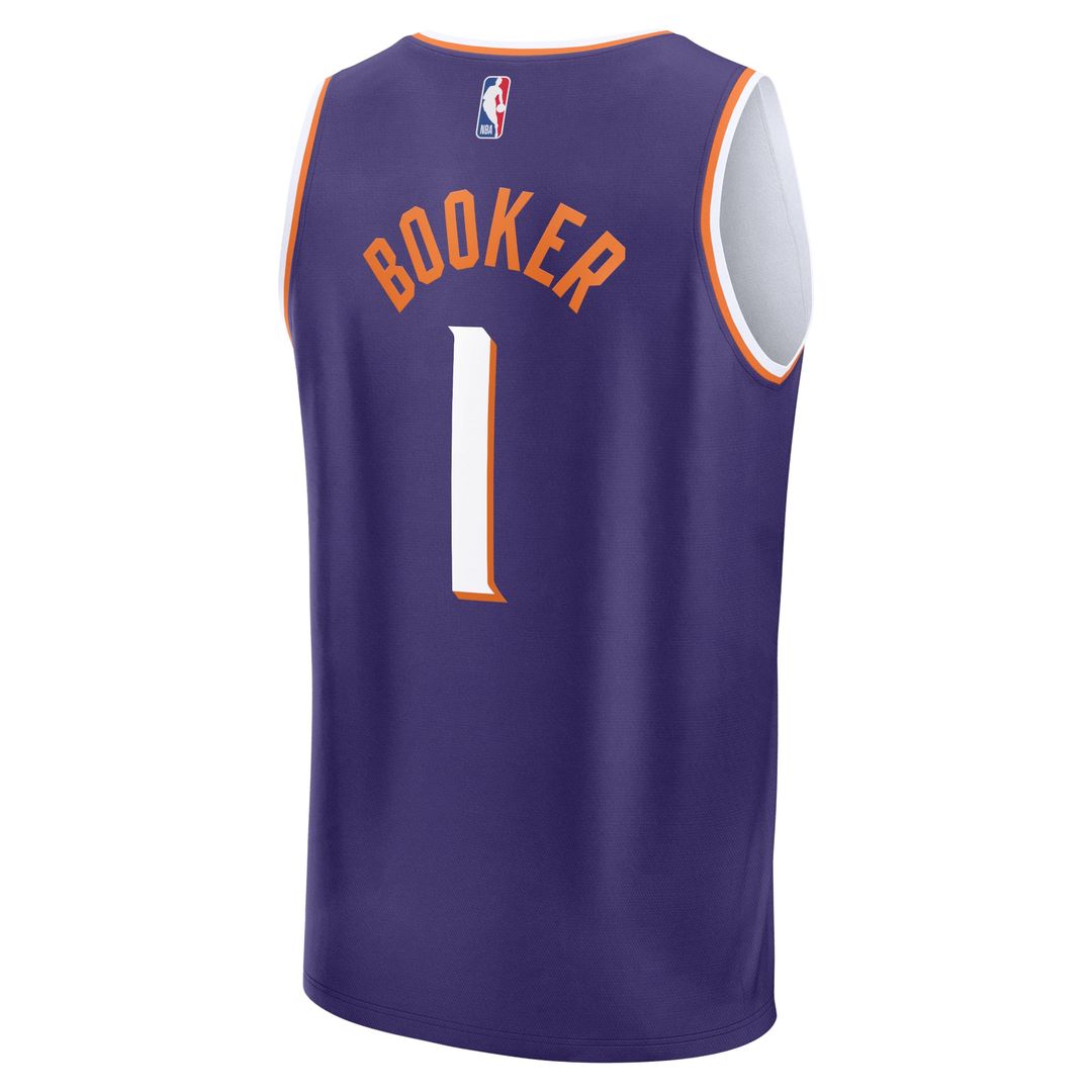 Phoenix Suns Devin Booker Fanatics Fast Break Replica Jersey - Icon Edition - Purple