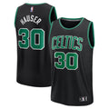 Boston Celtics Sam Hauser Fanatics Fast Break Replica Player Jersey - Statement Edition - Black