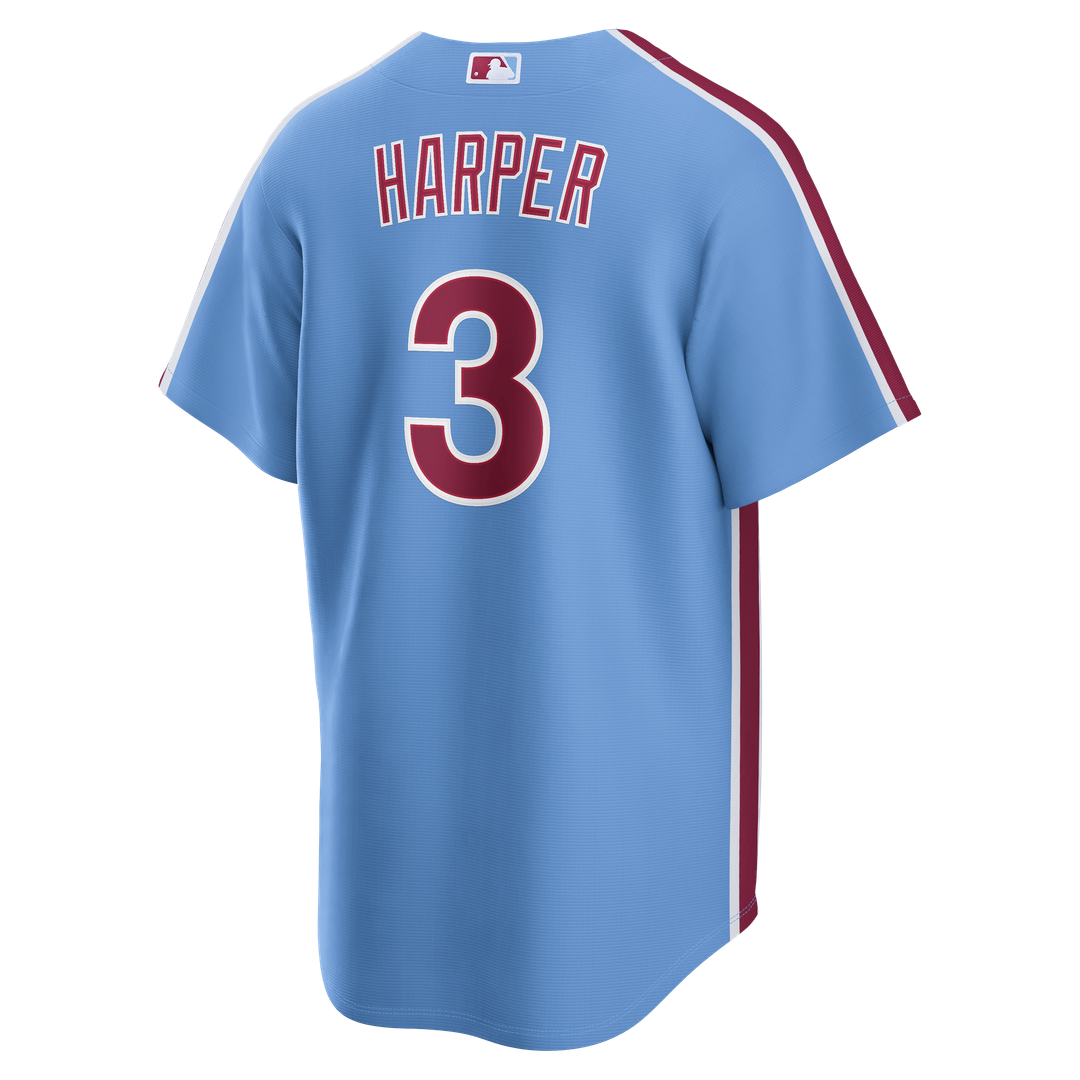 Philadelphia Phillies Bryce Harper Nike Road Replica Jersey - Gray