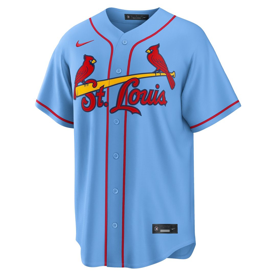 St. Louis Cardinals Masyn Winn Nike Alternate Replica Jersey - Light Blue
