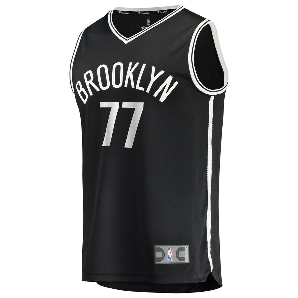 Brooklyn Nets Ben Saraf Fanatics Youth Fast Break Replica Jersey - Black - Icon Edition