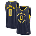 Indiana Pacers Tyrese Haliburton Fanatics Youth Fast Break Replica Player Jersey - Icon Edition - Navy