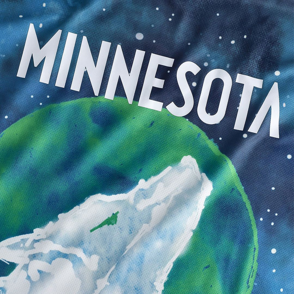 Minnesota Timberwolves NBA & KidSuper Studios by Fanatics Unisex Hometown Jersey - Blue