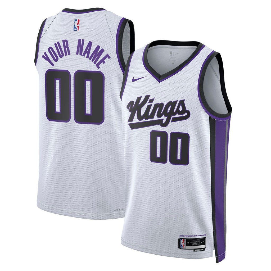 Sacramento Kings Nike Unisex Swingman Custom Jersey - Icon Edition - Black