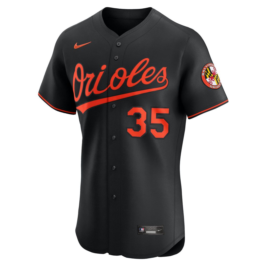 Baltimore Orioles Adley Rutschman Nike Alternate 2 Elite Jersey - Orange