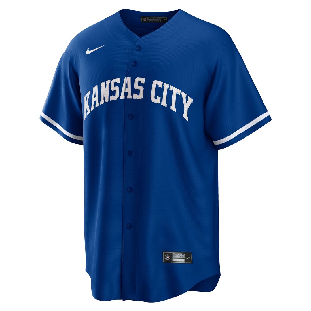 Kansas City Royals Bobby Witt Jr. Nike Road Replica Jersey - Gray