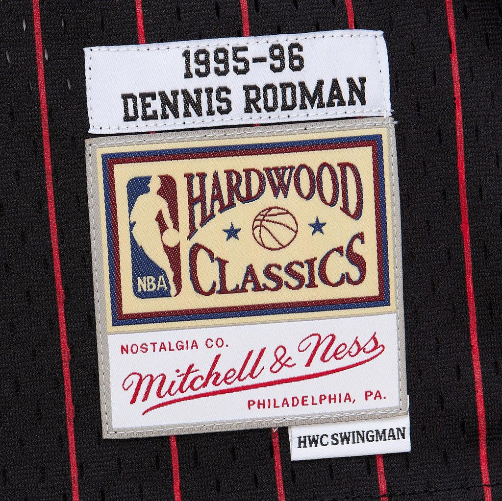 Chicago Bulls Dennis Rodman Youth 1995/96 Swingman Jersey - Black