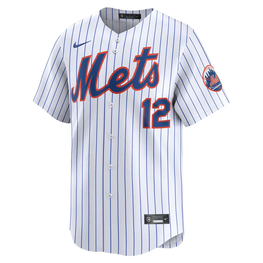 New York Mets Francisco Lindor Nike Road Limited Player Jersey - Gray