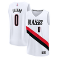 Portland Trail Blazers Damian Lillard Fanatics Fast Break Replica Jersey - White - Association Edition