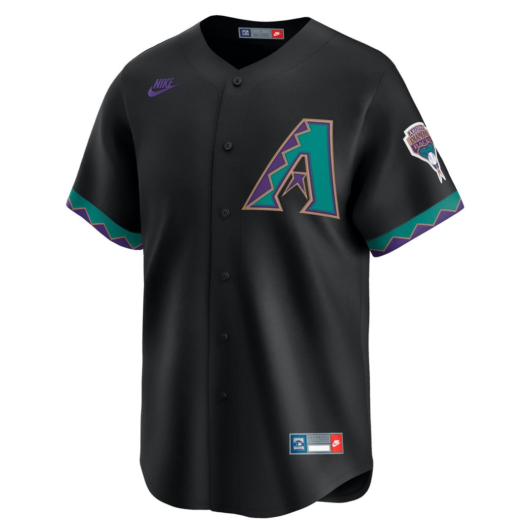 Arizona Diamondbacks Randy Johnson Nike Throwback Cooperstown Limited Jersey - Cream