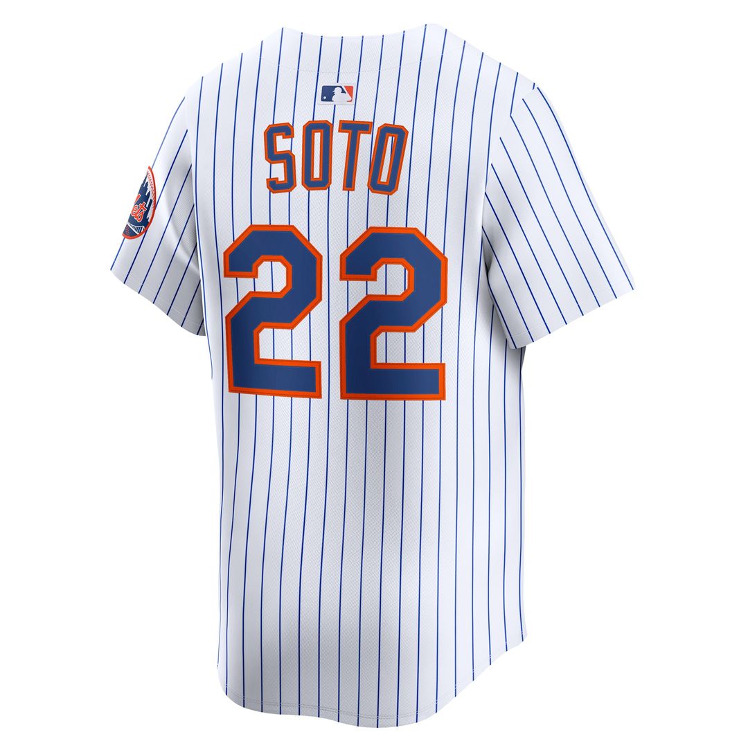 New York Mets Juan Soto Nike Home Limited Player Jersey - White