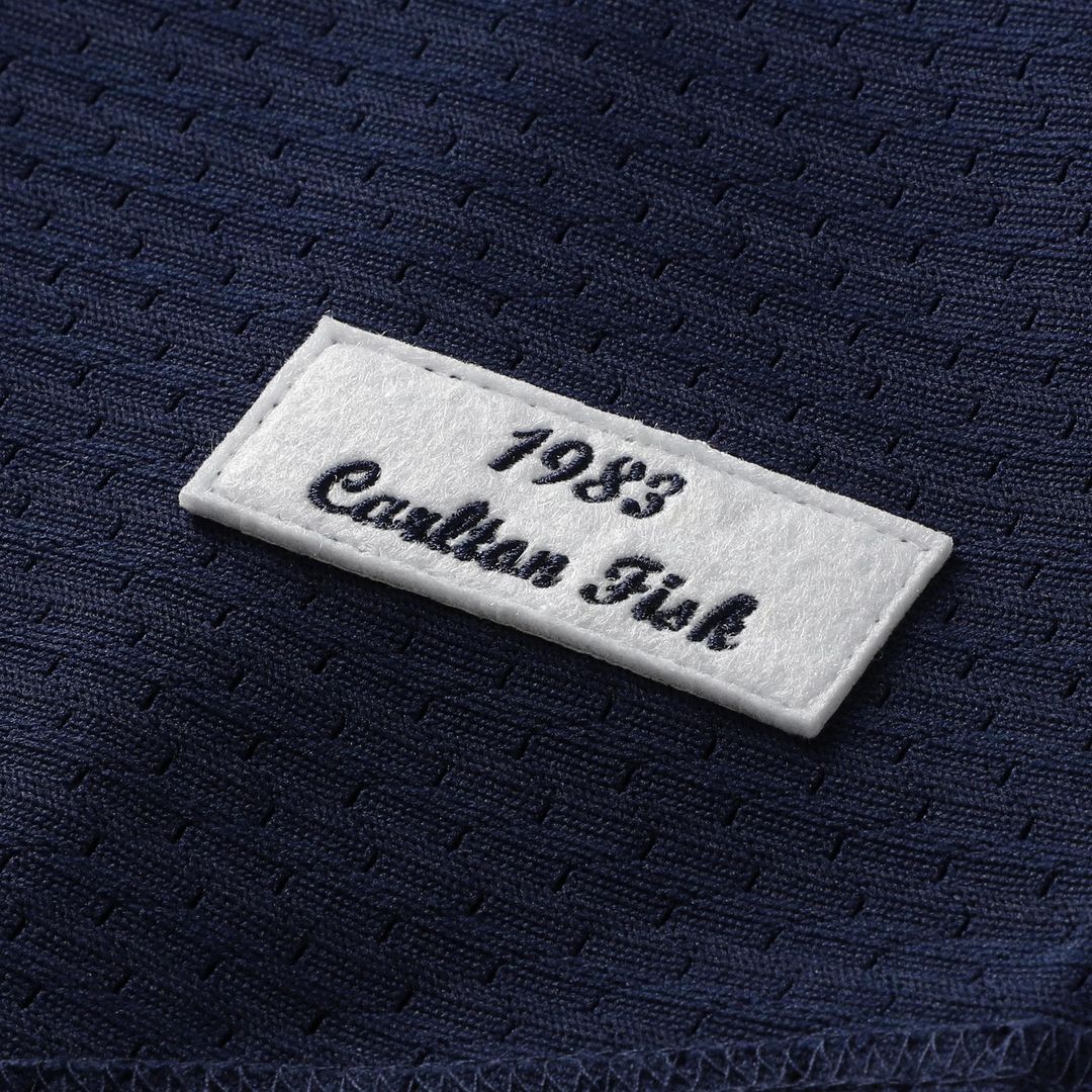 Chicago White Sox Carlton Fisk Mitchell & Ness Authentic Batting Practice Jersey - Navy