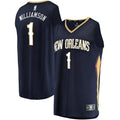 New Orleans Pelicans Zion Williamson Fanatics Youth Replica Fast Break Jersey Navy - Icon Edition