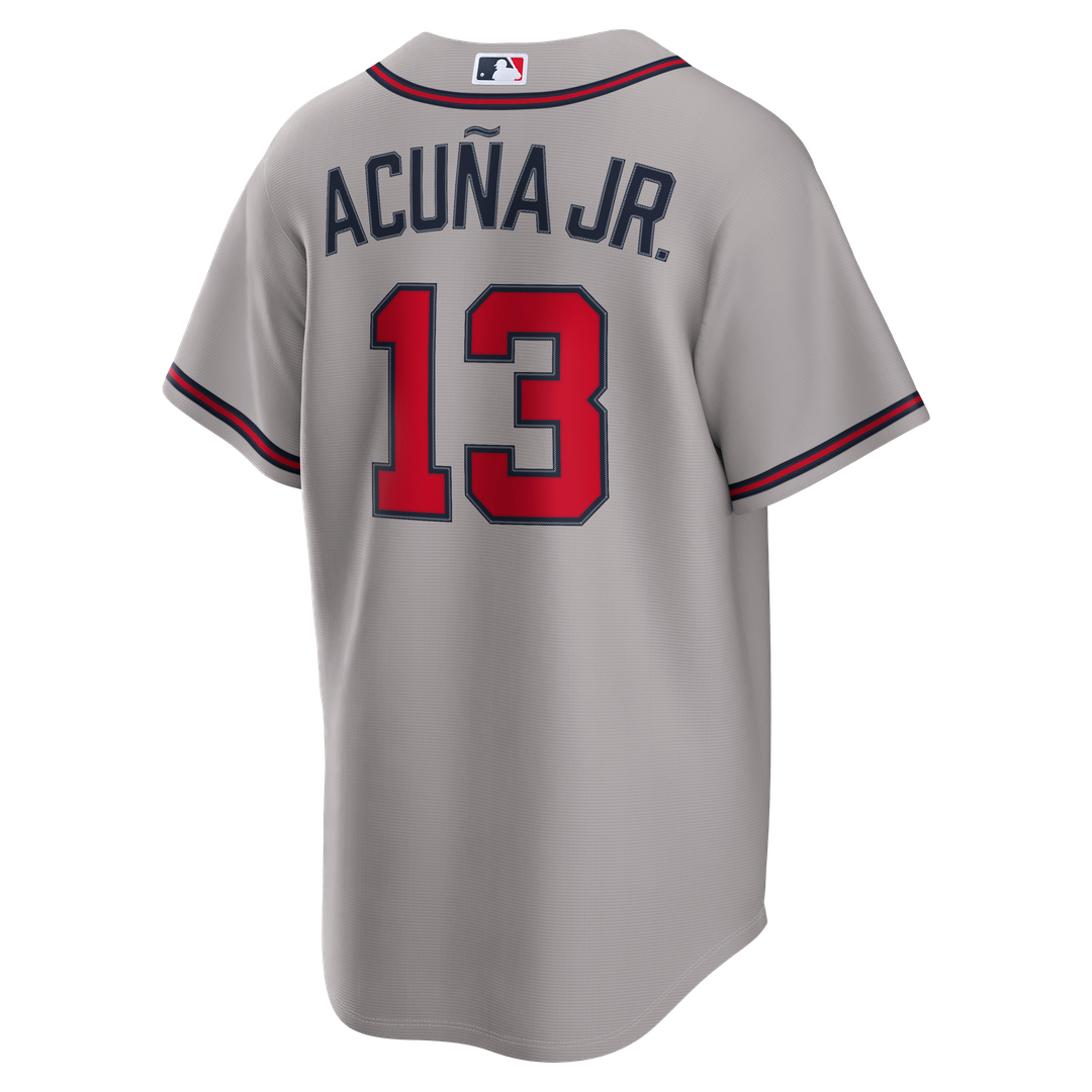 Atlanta Braves Ronald Acuña Jr. Nike Alternate 2 Replica Jersey - Red