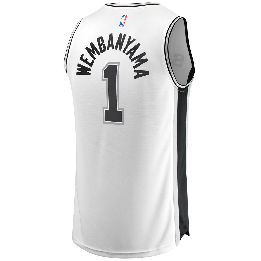 San Antonio Spurs Victor Wembanyama Fanatics Youth Fast Break Replica Player Jersey - Icon Edition - Black