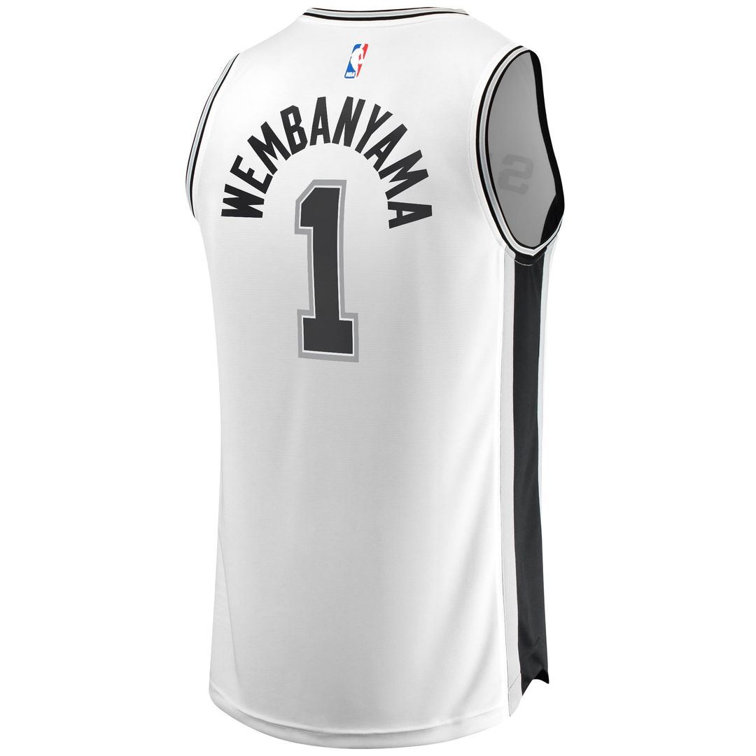 San Antonio Spurs Victor Wembanyama Fanatics Youth Fast Break Replica Player Jersey - Icon Edition - Black