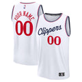 LA Clippers Fanatics Fast Break Custom Jersey - Association Edition - White