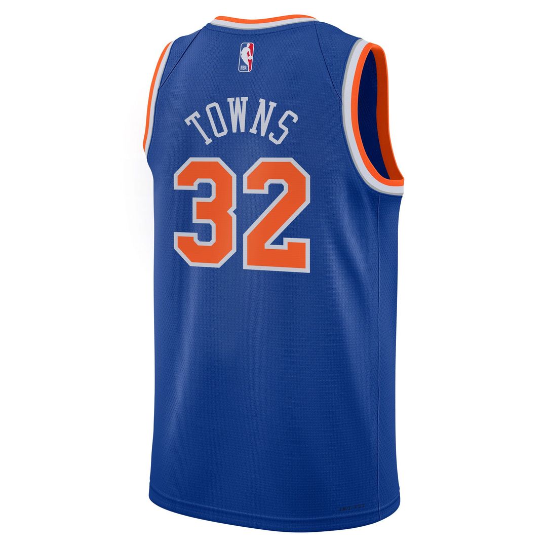 New York Knicks Karl - Anthony Towns Nike Youth Swingman Jersey - Icon Edition - Blue