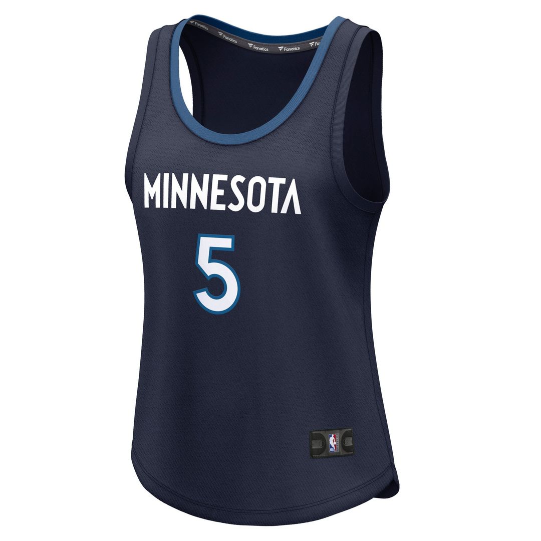 Minnesota Timberwolves Anthony Edwards Fanatics Women's Fast Break Player Jersey - Icon Edition - Navy