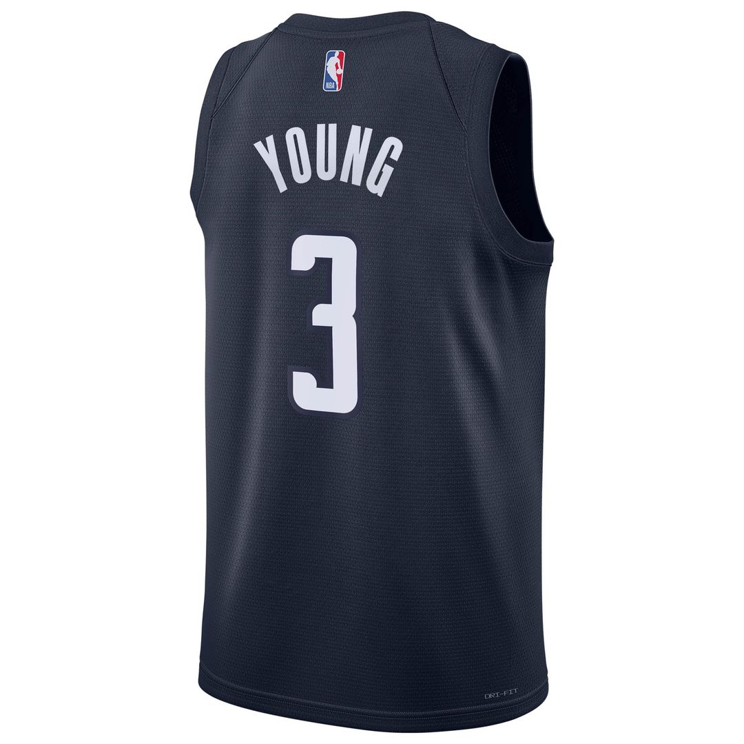 Washington Wizards Trae Young Jordan Brand Unisex Swingman Jersey - Statement Edition - Navy