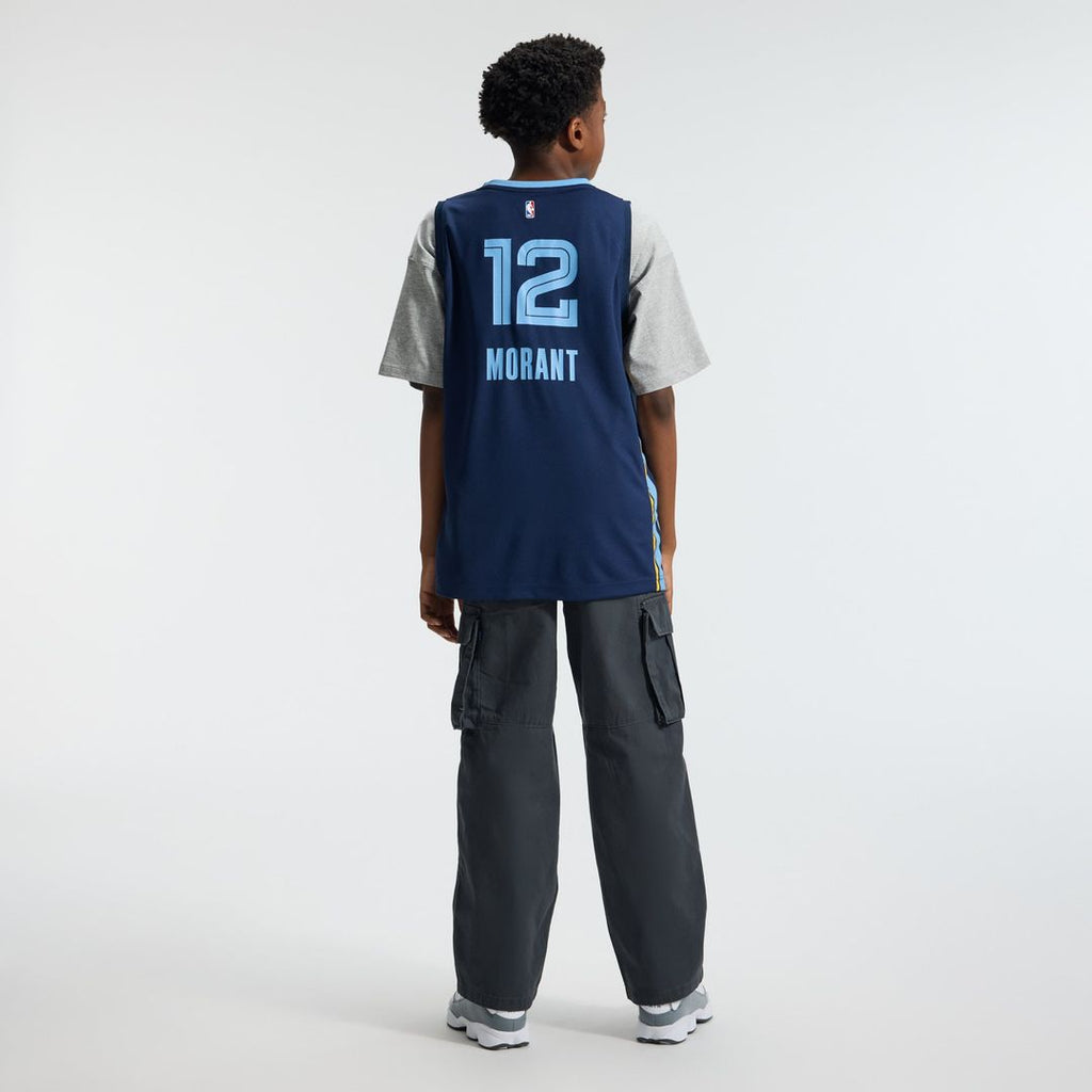 Memphis Grizzlies Ja Morant Fanatics Youth Fast Break Replica Player Jersey - Icon Edition - Navy