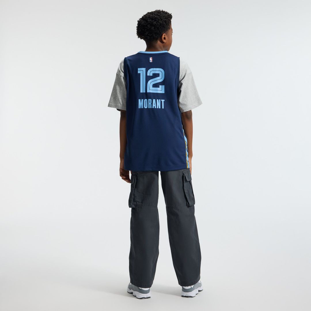 Memphis Grizzlies Ja Morant Fanatics Youth Fast Break Replica Player Jersey - Icon Edition - Navy