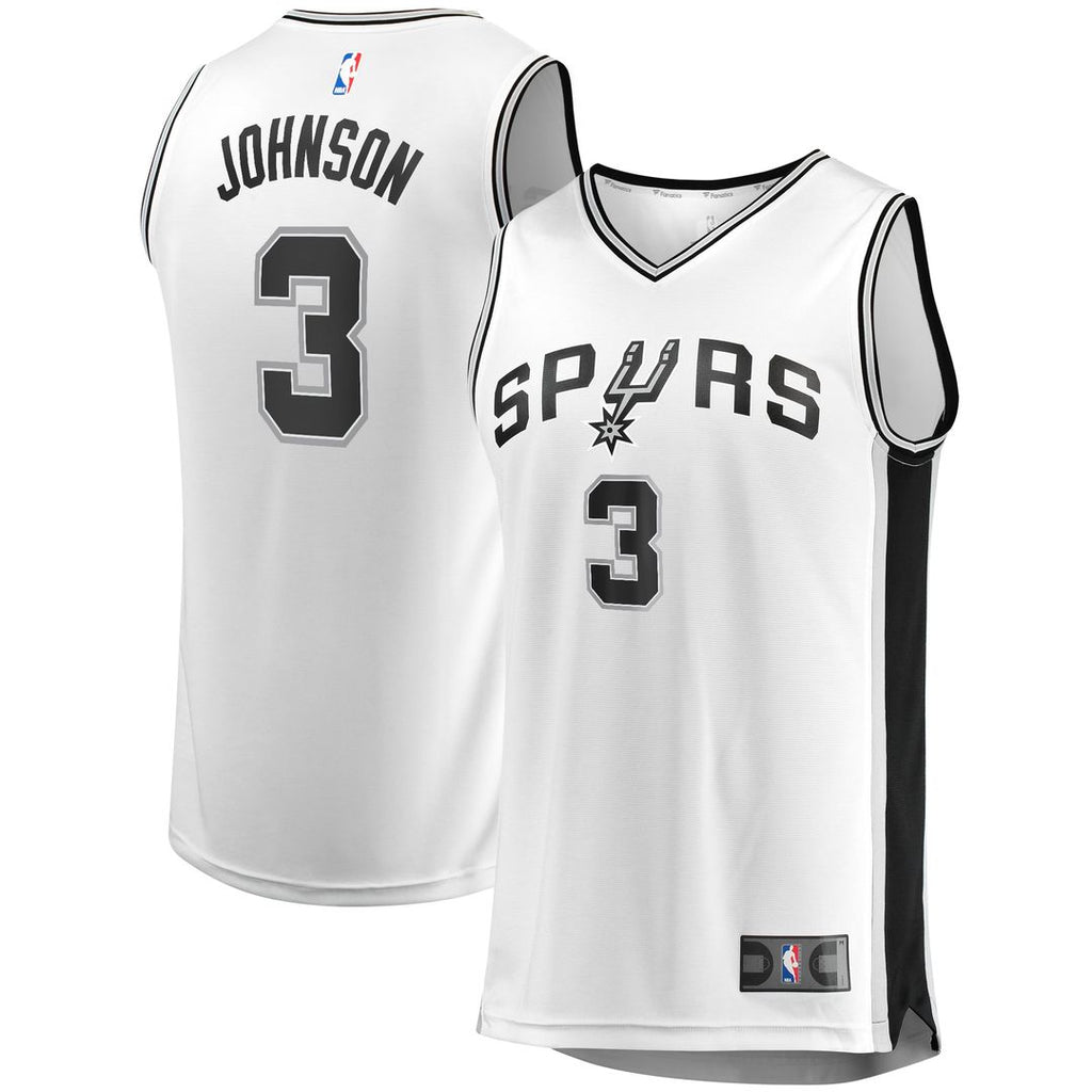 San Antonio Spurs Keldon Johnson Fanatics Fast Break Association Jersey - White