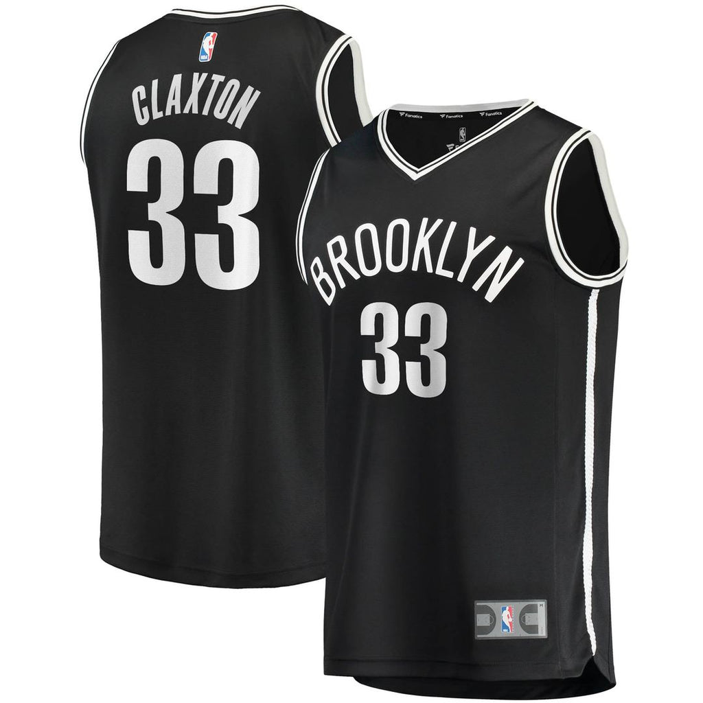 Brooklyn Nets Nicolas Claxton Fanatics Fast Break Replica Jersey - Icon Edition - Black