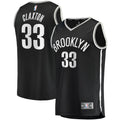 Brooklyn Nets Nicolas Claxton Fanatics Fast Break Replica Jersey - Icon Edition - Black