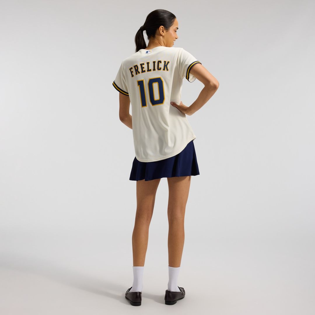 Milwaukee Brewers Sal Frelick Nike Women's Home Replica Jersey - Cream