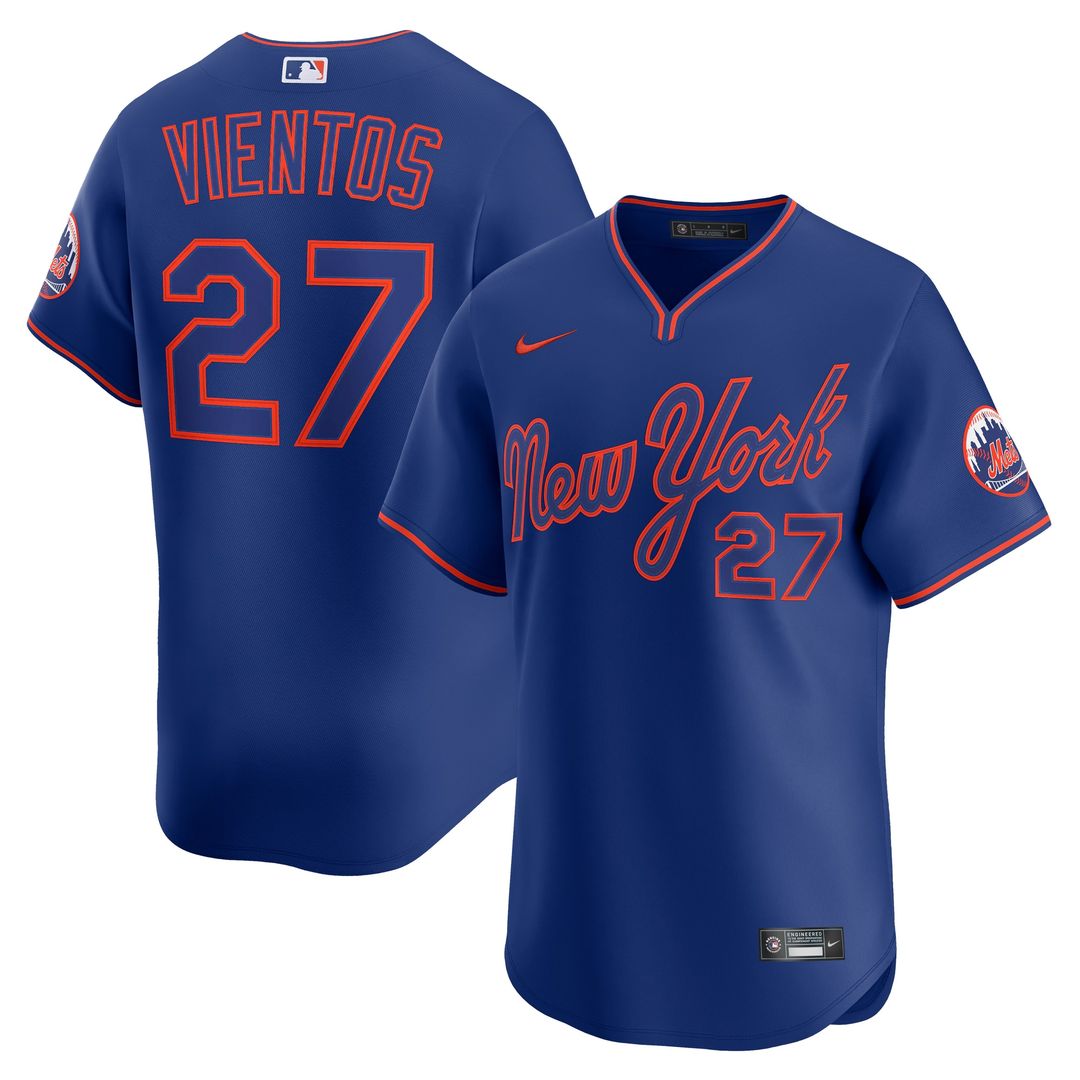 New York Mets Mark Vientos Nike All - Star Limited Jersey - Gray