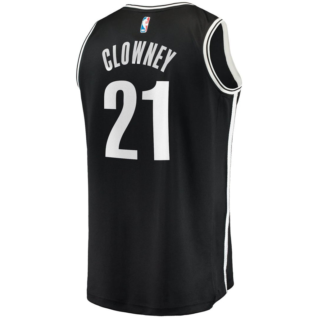 Brooklyn Nets Noah Clowney Fanatics Youth Fast Break Replica Jersey - Icon Edition - Black