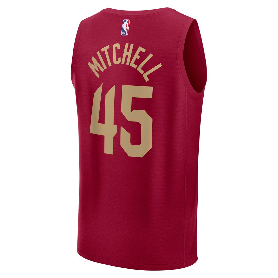 Cleveland Cavaliers Donovan Mitchell Fanatics Youth Fast Break Replica Player Jersey - Icon Edition - Wine