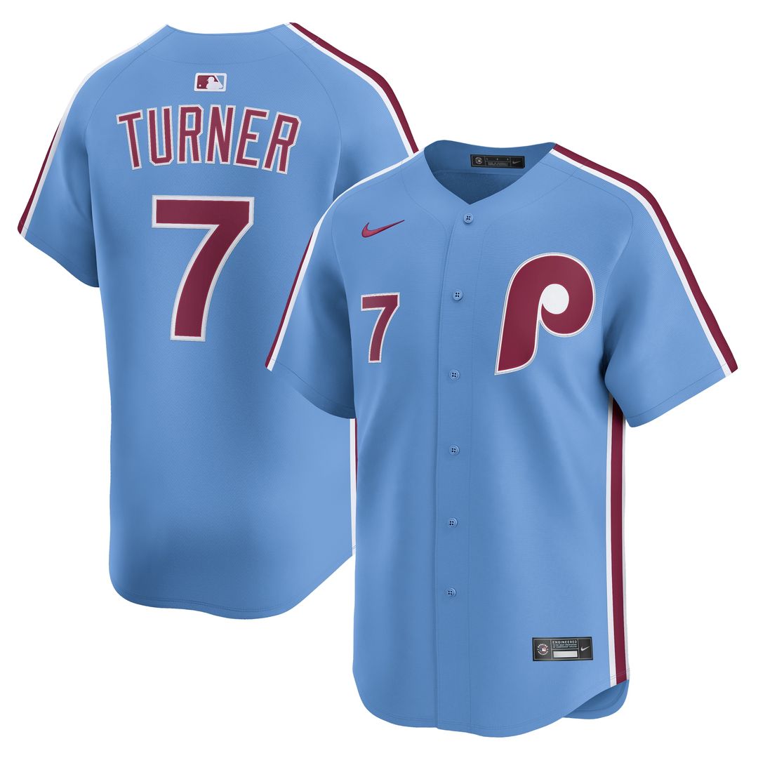 Philadelphia Phillies Trea Turner Nike Home Limited Player Jersey - White