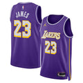Los Angeles Lakers LeBron James Jordan Brand Unisex Swingman Jersey - Statement Edition - Purple