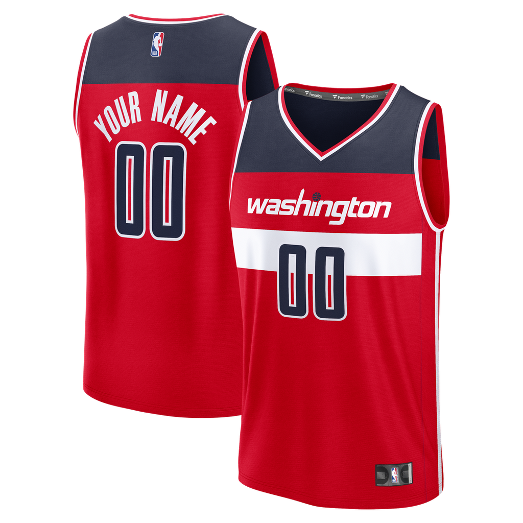 Washington Wizards Fanatics Fast Break Custom Jersey - Statement Edition - Navy
