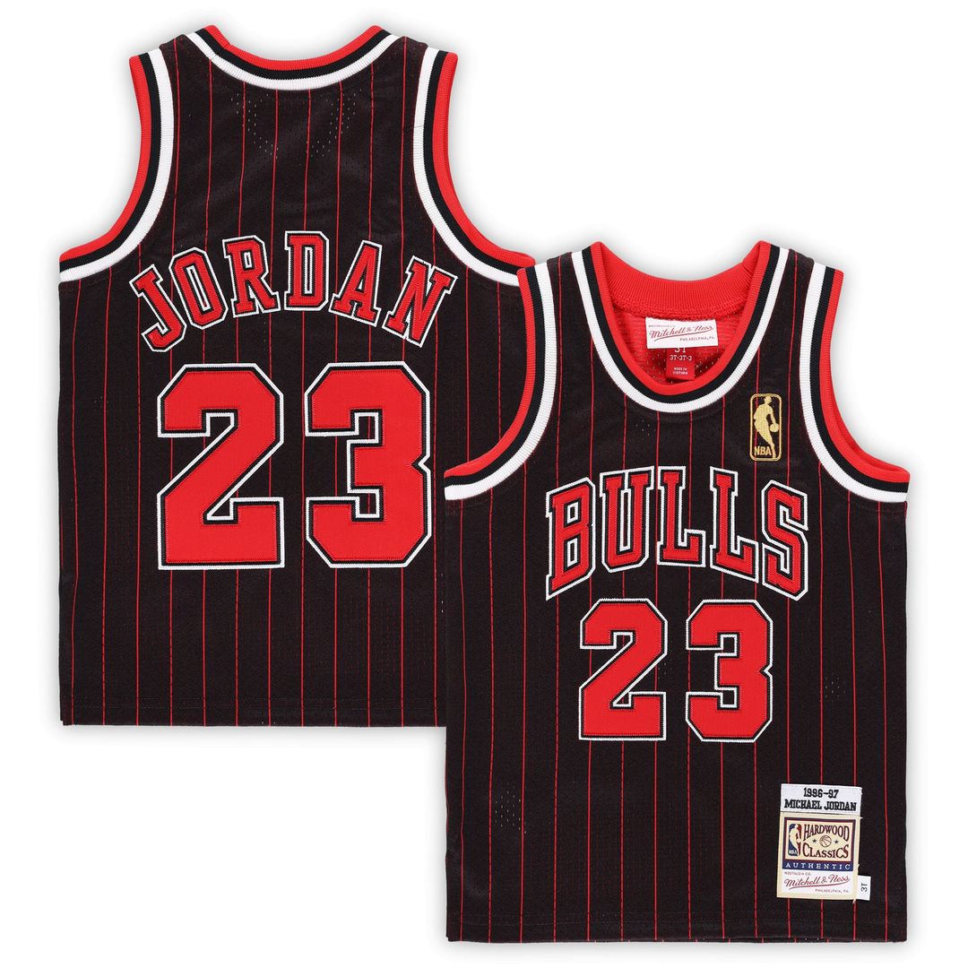 Chicago Bulls Michael Jordan Mitchell & Ness Toddler 1997/98 Hardwood Classics Authentic Jersey - Red