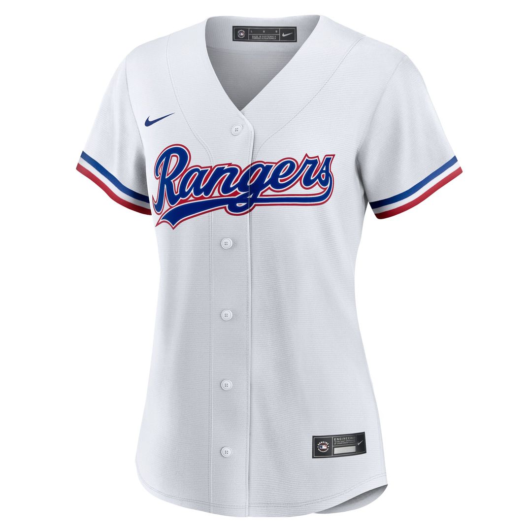 Texas Rangers Wyatt Langford Nike Women's Home Replica Jersey - White