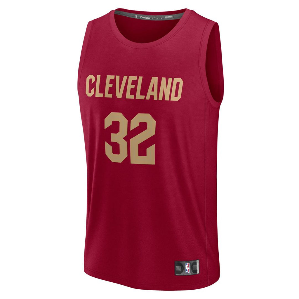 Cleveland Cavaliers Dean Wade Fanatics Youth Fast Break Player Jersey - Icon Edition - Wine