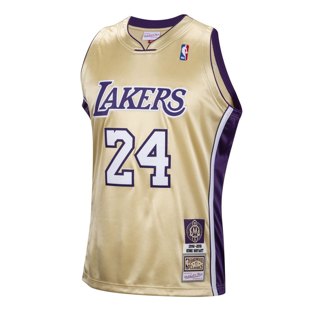 Los Angeles Lakers Kobe Bryant Mitchell & Ness Hall of Fame Class of 2020 #24 Authentic Hardwood Classics Jersey - Gold
